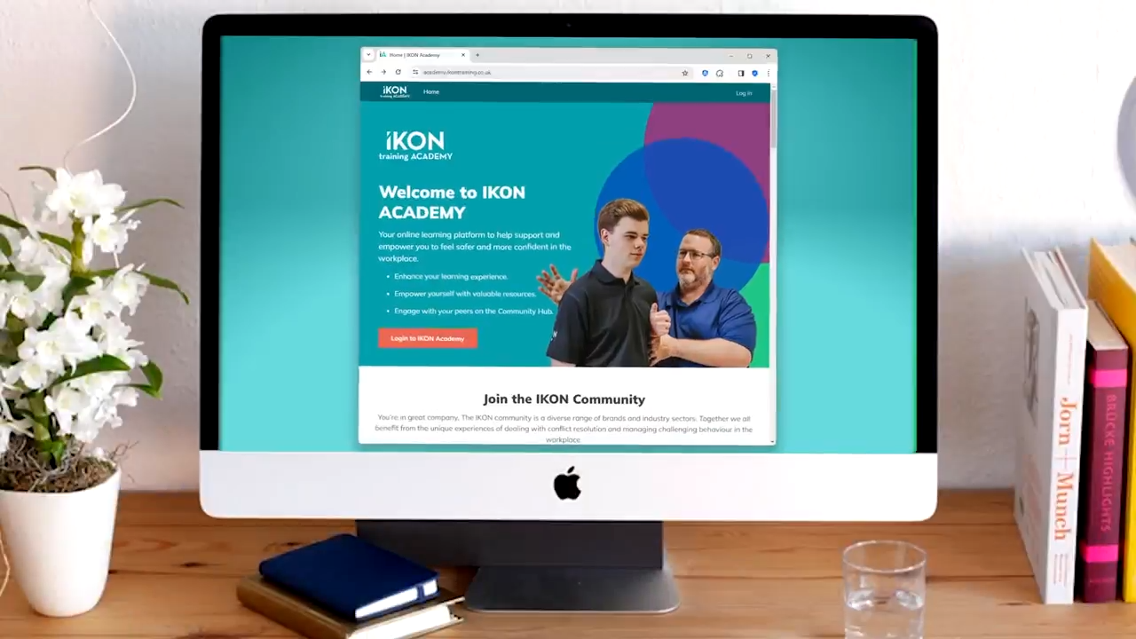 IKON Academy learning platform - the digital learning environment built and deployed at IKON Training as part of the digital transformation project